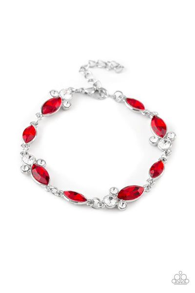 At Any Cost-Red Bracelet
