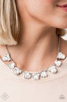 BLING To Attention White Necklace