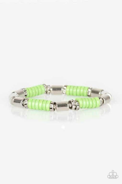Whimsical Wandered Green Bracelet